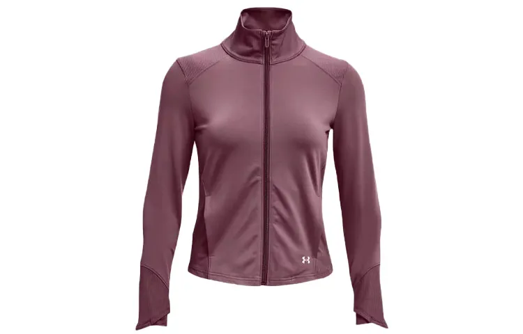 Under Armour Meridian Jackets Women's Purple Stand Collar Moderate Nipped-in Waist
