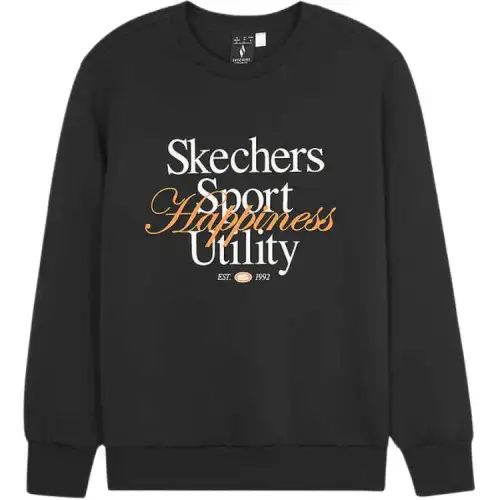 Skechers Athleisure Sweatshirt Women's Carbon Black