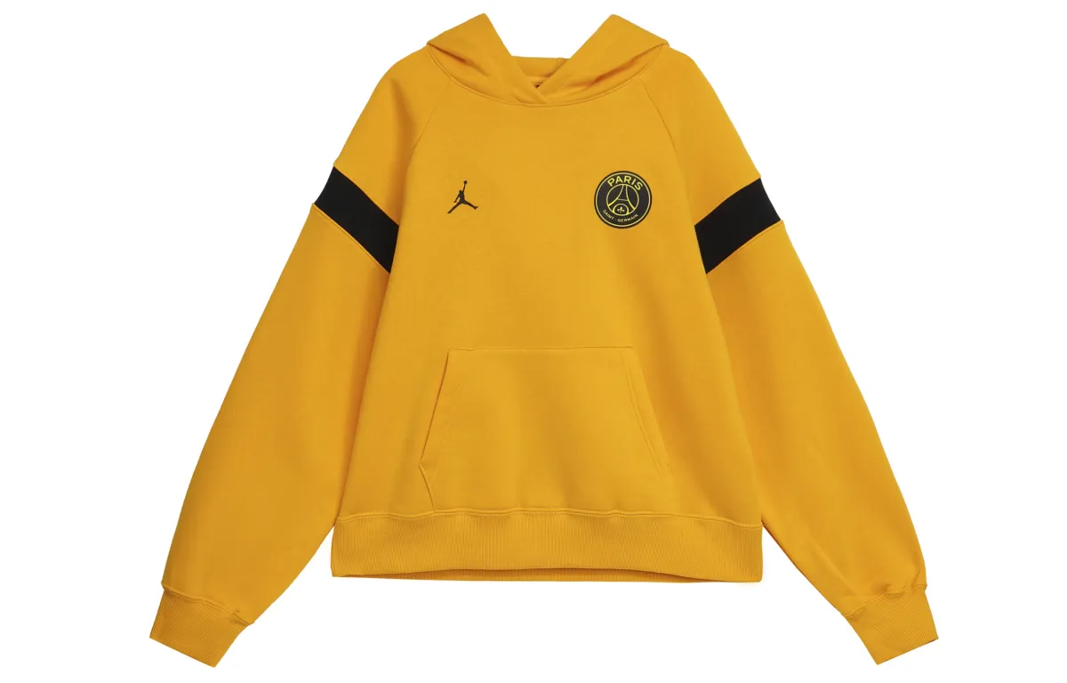 Jordan Paris Saint-Germain Sweatshirts Women's Orange Hooded Moderate