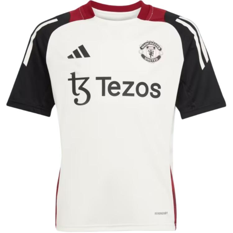Adidas Tiro 24Manchester United Training Soccer Jersey Men’s Ecru/Black