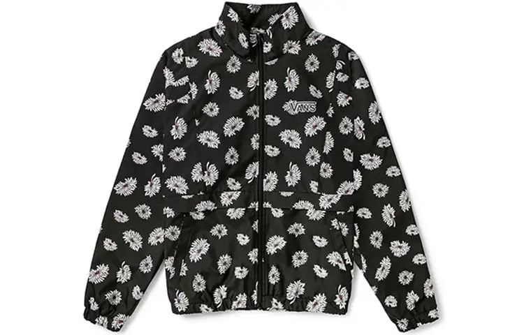 Vans Jackets Women's Black Stand Collar Moderate Workwear