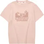 Skechers Drop Shoulder Sleeve T Shirt Women's Peach Pink