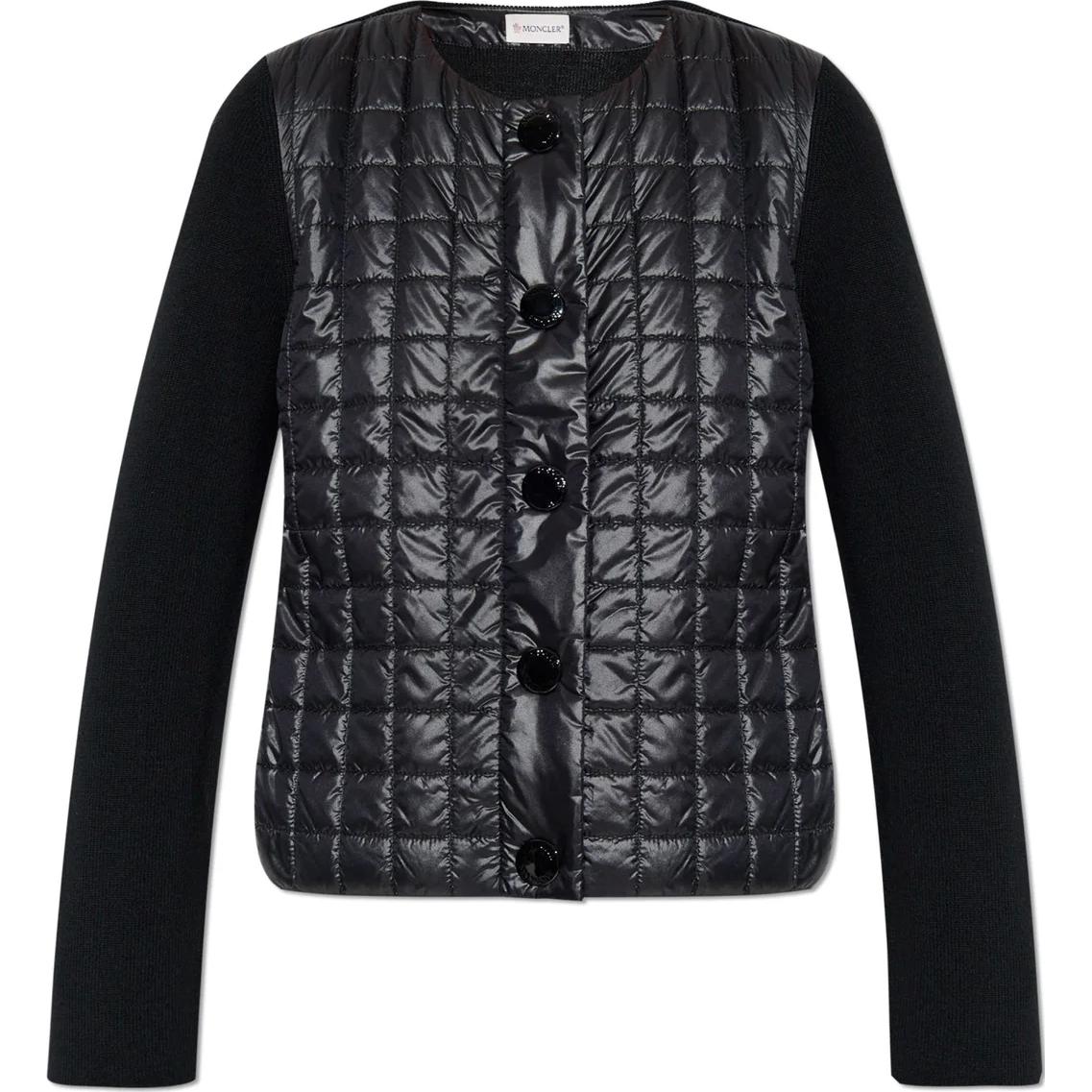 Женский кардиган Moncler Knitwear (черный)