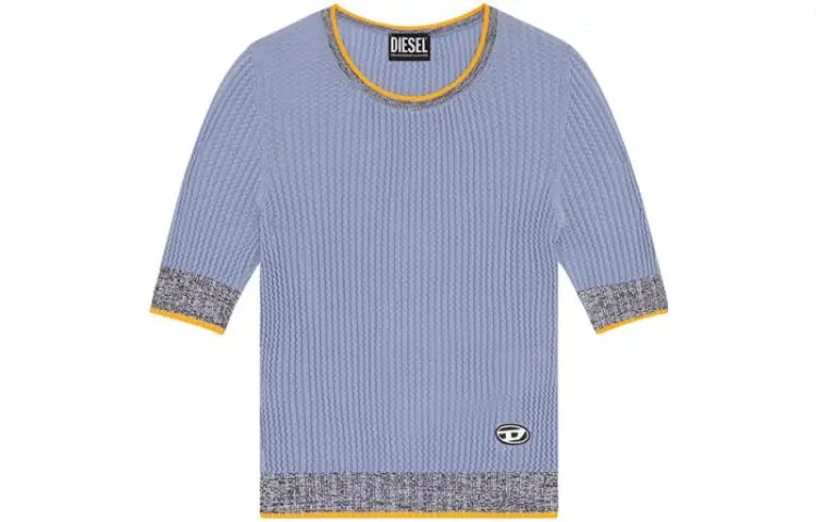 DIESEL Knitwear Women's Light Purple Crew Neck Moderate Other