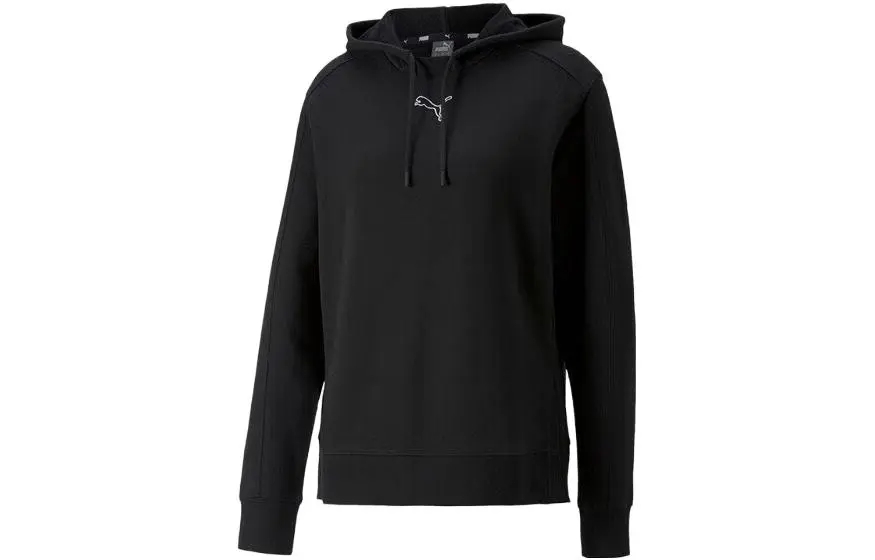 PUMA Sports Life Collection Sweatshirts Women's Black Hooded Moderate Straight Fit