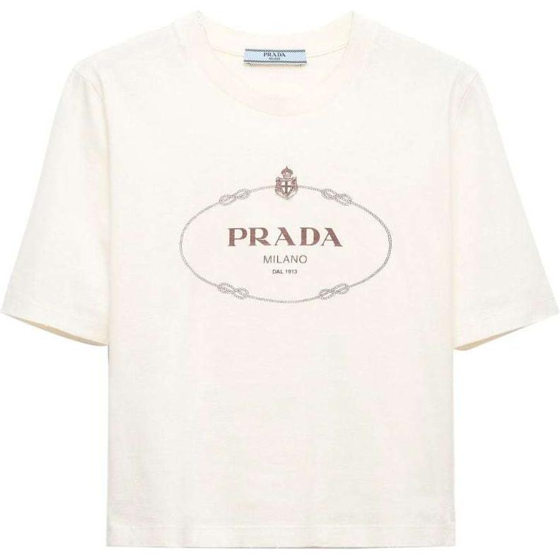 Футболка Prada PRADA SS24 LogoT (белый)