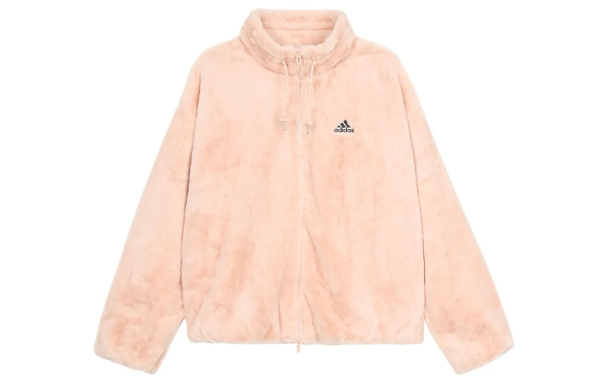 Adidas Jackets Women's Pink Stand Collar Moderate Other