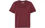 Timberland T Shirts Women's Dark Red Crew Neck Moderate Straight Fit