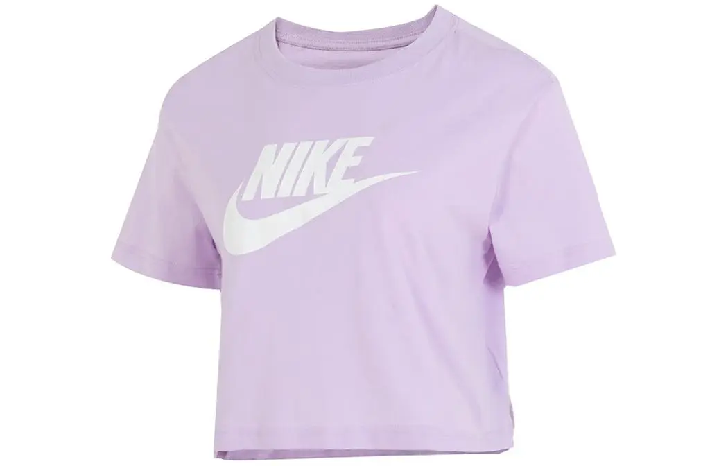 Nike Sportswear Essential Crop Top Asia Sizing Lilac