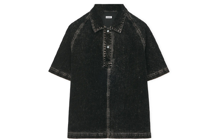 LOEWE Polo Shirts Women's Polo Collar Moderate Straight Fit