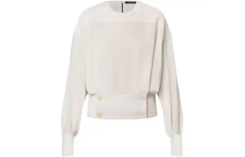 Lv Nautical Silk Blouse