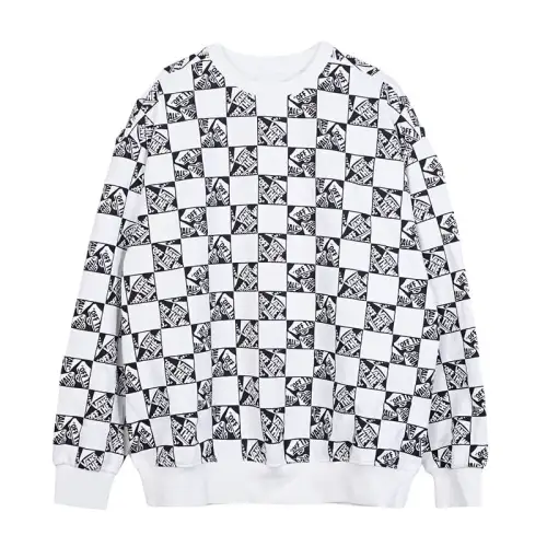 Vans Off THE WALLCheck SKATE CRE Sweatshirt Women's White/Black
