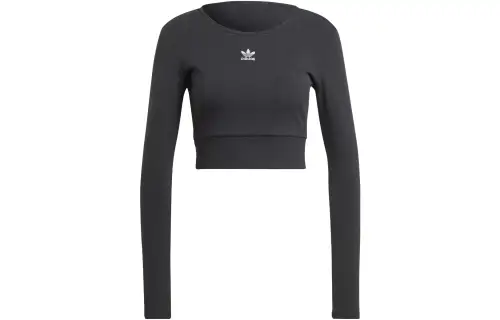 Adidas Originals Essential Ribbed Crop Top