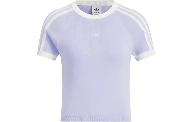 adidas originals Knit T-Shirt 'Light Purple'