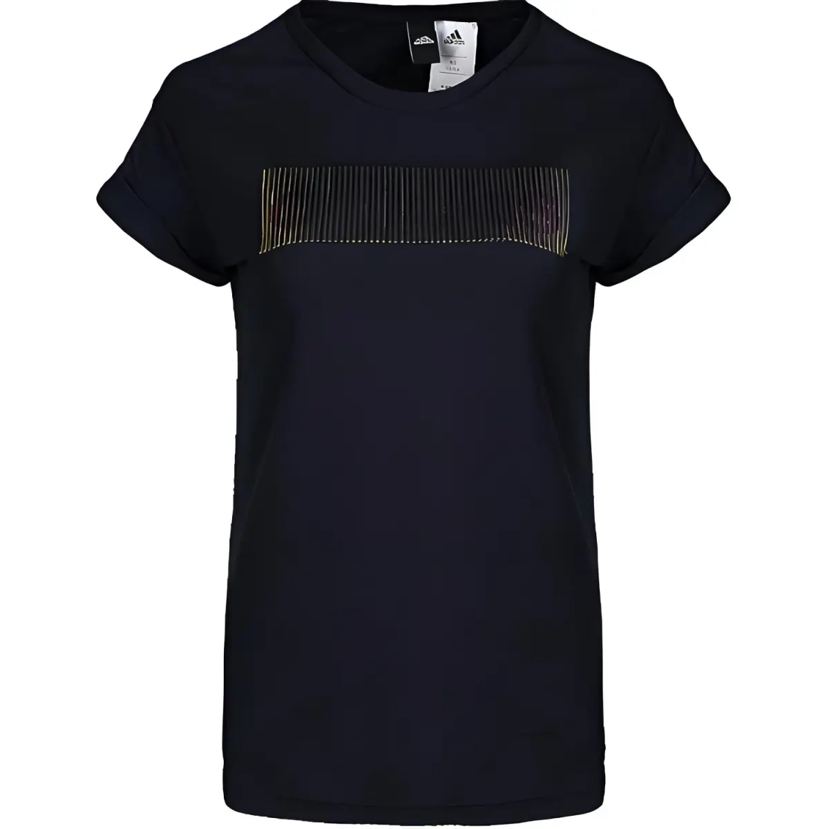 Adidas T-Shirts Women's Blue Crew Neck Moderate Straight Fit