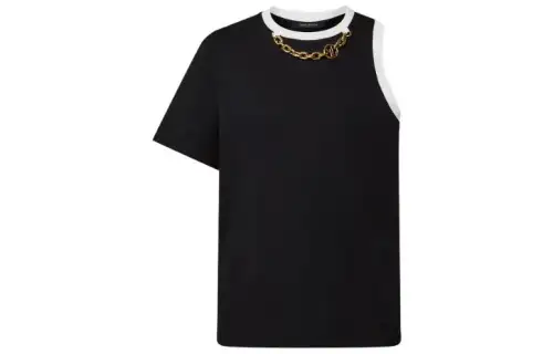 LOUIS VUITTON T Shirts Women's Crew Neck Moderate Straight Fit