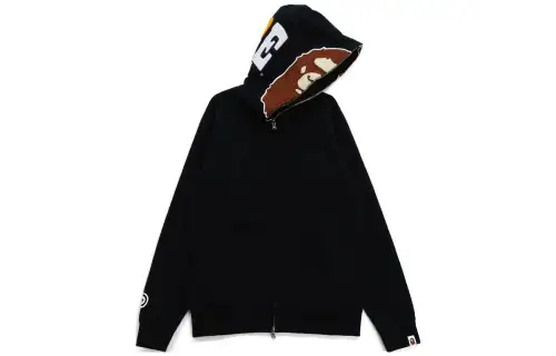 A BATHING APE Sweatshirts Women's Hooded Moderate Cardigan