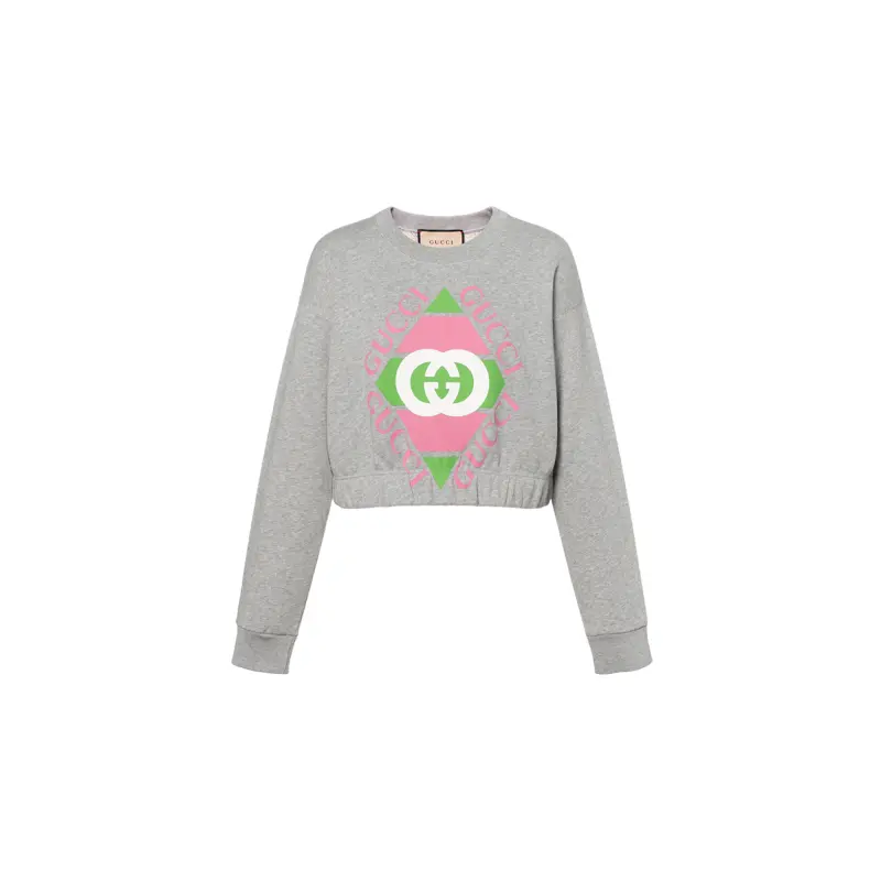 【Previous Season】rhombus logo-print sweatshirt
