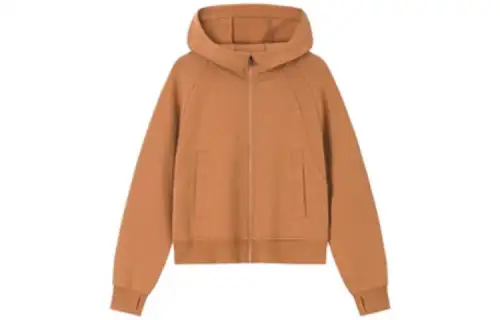 ANTA Variety Training Collection Sweatshirts Women's Caramel Milk Tea Hooded Moderate Cardigan