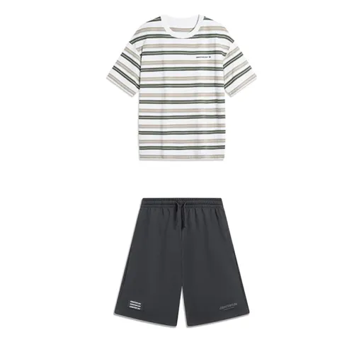 Li Ning Casual Sportswear Men's Crew Neck Moderate