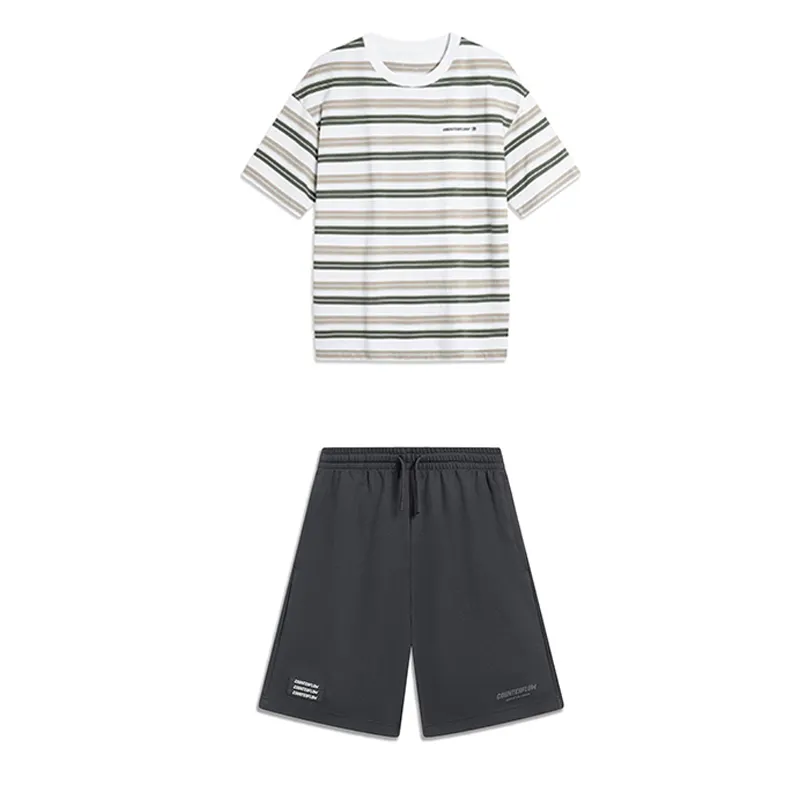 Li Ning Casual Sportswear Men's Crew Neck Moderate