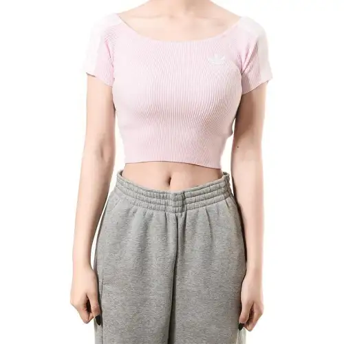Adidas Originals T Shirt Women's Pink