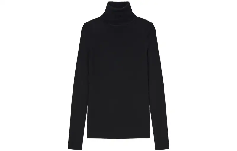 UNIQLO Knitwear Women's Black Turtleneck Moderate Other