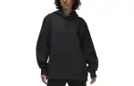 Jordan Flight Sweatshirts Women's Black Hooded Moderate Regular