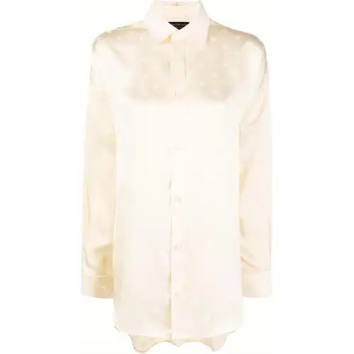 【Previous Season】logo-print long-sleeve shirt