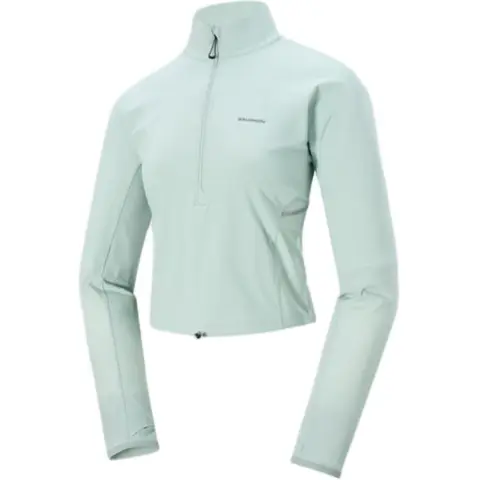 SALOMON SENSE AERO HYBD CP PLVR W RUNNING Jacket Women's Mist Blue