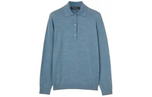 Loro Piana The Gift Of Kings® Polo Shirt Polo Shirt Women's Blue