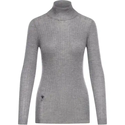 DIOR Knitwear Women's Gray Turtleneck Moderate Other