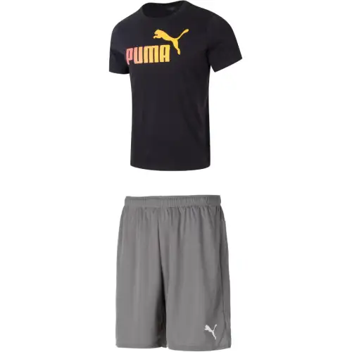 PUMA Casual Sportswear Men's Black+Gray