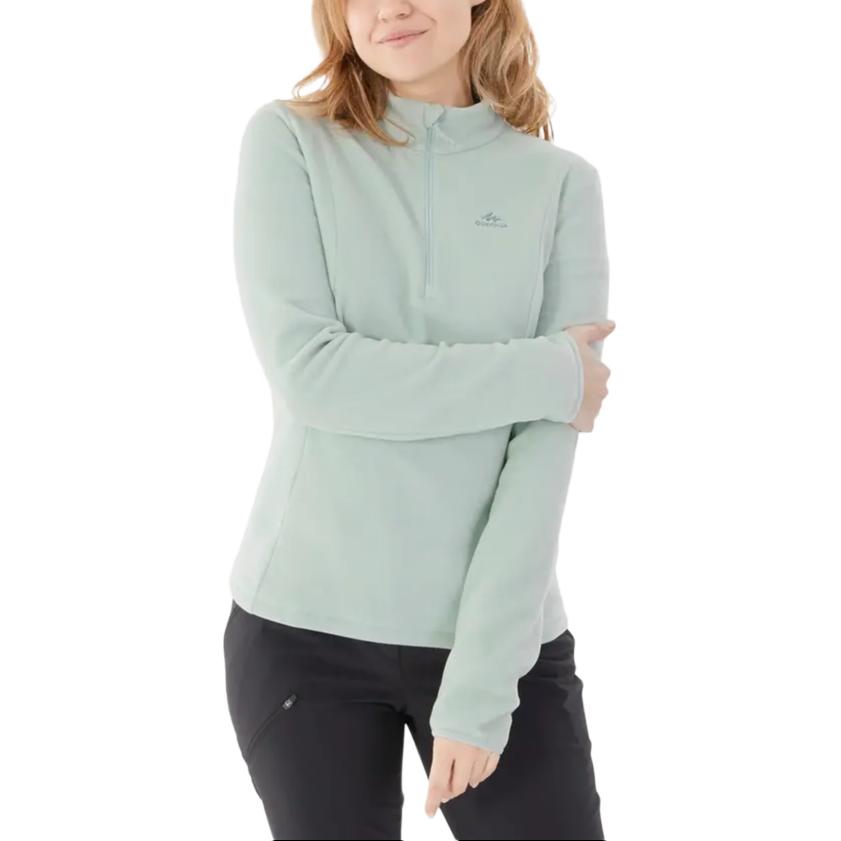 DECATHLON QUECHUA Fleece Clothing Women’s Green/Light Jade