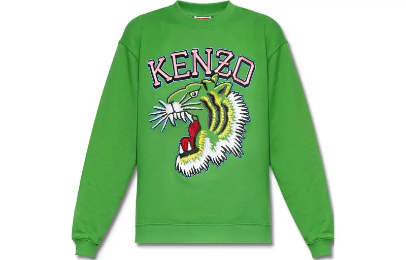 【Previous Season】Varsity Jungle embroidered sweatshirt