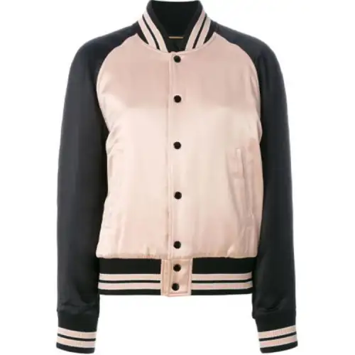 Saint Laurent satin bomber jacket