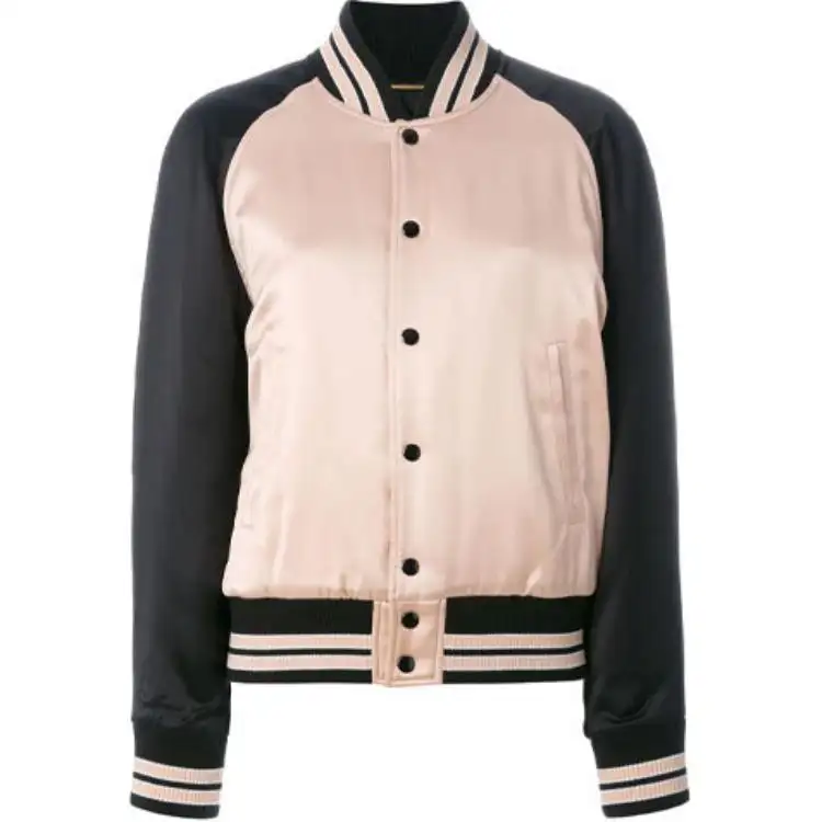 Saint Laurent satin bomber jacket