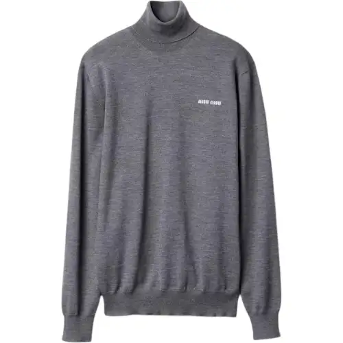 MIU MIU Roll neck Virgin Wool Jumper