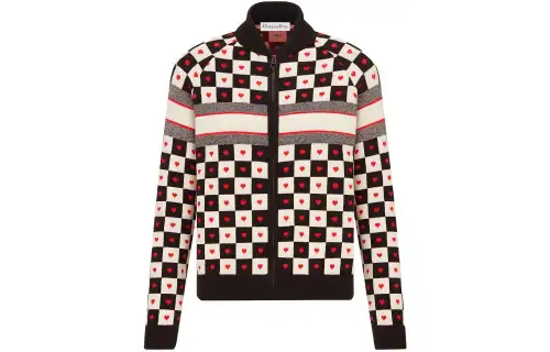 DIOR Quarterly New Products Jackets Women's Black Baseball Collar Moderate Other