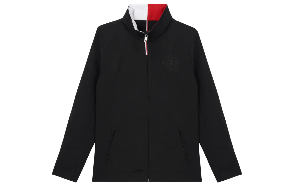 Tommy Hilfiger Belted Hilfiger Yacht Jacket Jackets Dark Sable Jackets & Coats Women's Black
