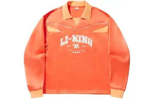 Li Ning Polo Shirt Women's Pink Orange