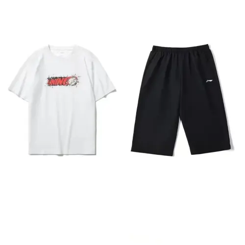 Li Ning Casual Sportswear Men's Crew Neck Moderate
