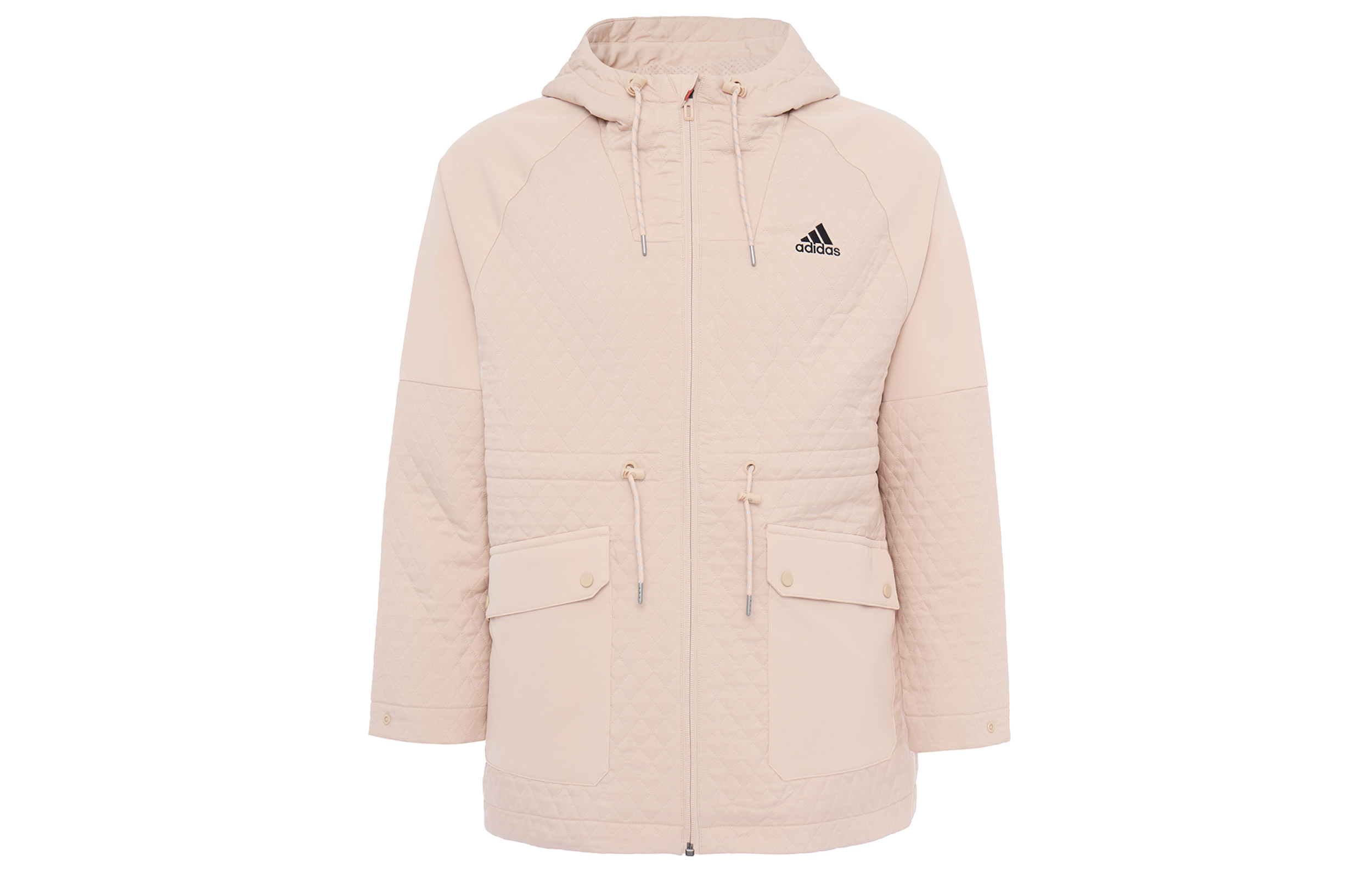 Женская куртка adidas Logo Jacket (красно-розовая)