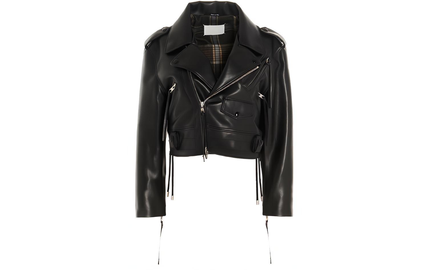 Maison Margiela Jackets Women's Black Lapel Moderate Other