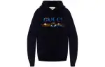 GUCCI Sweatshirts Women's Black Hooded Moderate Regular
