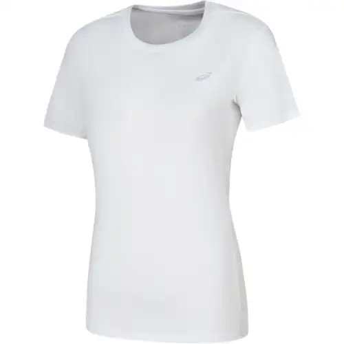 ASICS T Shirts Women's White Crew Neck Thin Other
