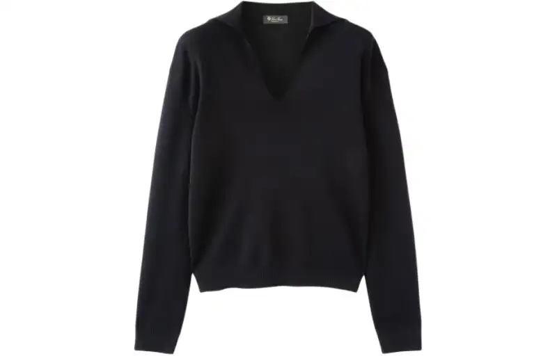 Loro Piana Sorbonne Polo Shirt Polo Shirt Women's Black