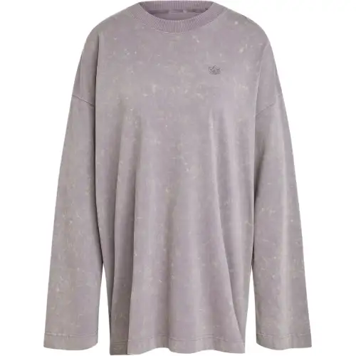 Adidas Originals Premium EssentialsWASHED T Shirt Women's Shadow Trace Gray