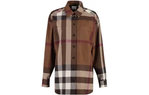 Burberry Haymarket Check-pattern Flannel Shirt