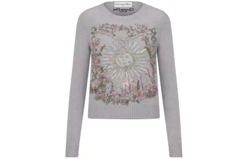 DIOR Cashmere Sweater Women's Gray